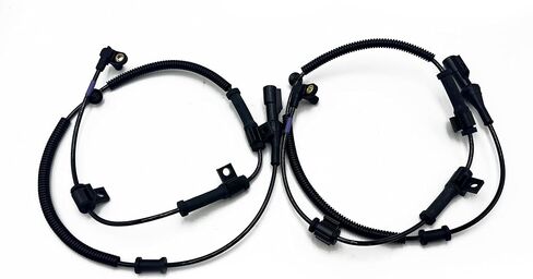 2 قطعة مستشعر سرعة العجلات الأمامية اليسرى واليمنى ABS متوافق مع Ford 2005-2010 F250 F350 F-350 Super Duty V8 5.4L 6.4L 6.8L 4WD يستبدل 5C3Z2C204BA 6C3Z2C204BA 7C3Z2C204B AC3Z7C204A in Saudi Arabia