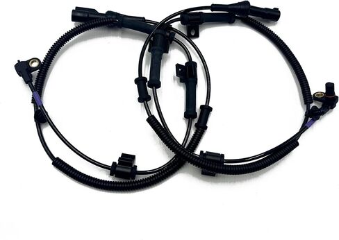 2 قطعة مستشعر سرعة العجلات الأمامية اليسرى واليمنى ABS متوافق مع Ford 2005-2010 F250 F350 F-350 Super Duty V8 5.4L 6.4L 6.8L 4WD يستبدل 5C3Z2C204BA 6C3Z2C204BA 7C3Z2C204B AC3Z7C204A in Saudi Arabia