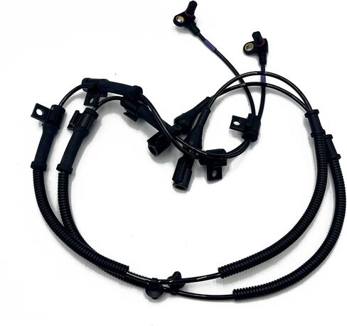 2 قطعة مستشعر سرعة العجلات الأمامية اليسرى واليمنى ABS متوافق مع Ford 2005-2010 F250 F350 F-350 Super Duty V8 5.4L 6.4L 6.8L 4WD يستبدل 5C3Z2C204BA 6C3Z2C204BA 7C3Z2C204B AC3Z7C204A in Saudi Arabia