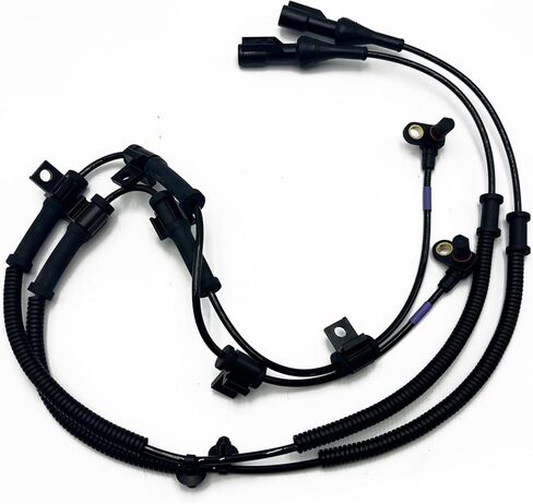2 قطعة مستشعر سرعة العجلات الأمامية اليسرى واليمنى ABS متوافق مع Ford 2005-2010 F250 F350 F-350 Super Duty V8 5.4L 6.4L 6.8L 4WD يستبدل 5C3Z2C204BA 6C3Z2C204BA 7C3Z2C204B AC3Z7C204A in Saudi Arabia