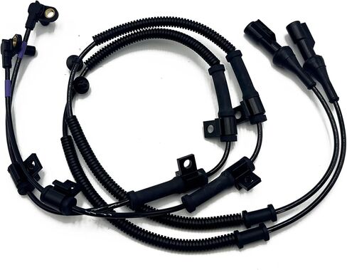 2 قطعة مستشعر سرعة العجلات الأمامية اليسرى واليمنى ABS متوافق مع Ford 2005-2010 F250 F350 F-350 Super Duty V8 5.4L 6.4L 6.8L 4WD يستبدل 5C3Z2C204BA 6C3Z2C204BA 7C3Z2C204B AC3Z7C204A in Saudi Arabia