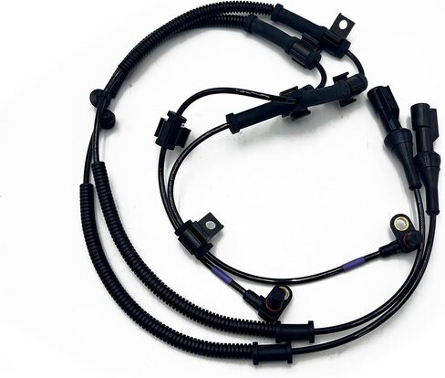 2 قطعة مستشعر سرعة العجلات الأمامية اليسرى واليمنى ABS متوافق مع Ford 2005-2010 F250 F350 F-350 Super Duty V8 5.4L 6.4L 6.8L 4WD يستبدل 5C3Z2C204BA 6C3Z2C204BA 7C3Z2C204B AC3Z7C204A in Saudi Arabia
