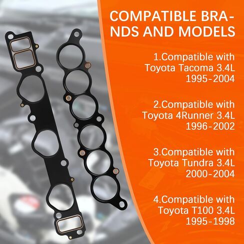 مجموعة حشية مشعب السحب MS 95898 تناسب 1996-2002 Toyota 4Runner 3.4L، 2000-2004 Toyota Tundra 3.4L، 1995-1998 T100 3.4L، 1995-2004 Tacoma 3.4L استبدال MS95898 in Kuwait