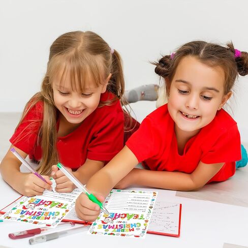 Fancy Land Christmas Teacher Cards Fill in the Blank Thank You Card for Teachers from Students Kids Coloring Merry Christmas Notecard for Teacher Xmas Holiday Appreciation Gift in Saudi Arabia