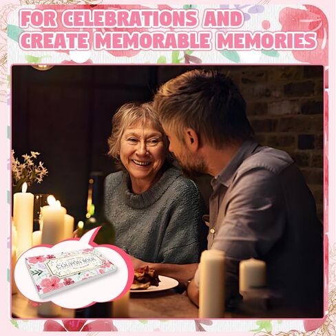 كتاب قسيمة الأم - 30 قسيمة ملء فارغة للأم، كتاب قسيمة زهور مخصص يدويًا، عيد ميلاد مخلص، عيد الشكر أو هدية عيد الميلاد من الابنة أو الابن in Kuwait