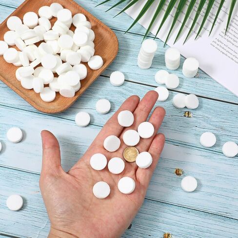 100 PCS Air Filter Scent Pads, 0.67in/17mm Essential Car Air Freshener Refill Felt Pads Unscented White Custom Car Airs Vent Clip Replacement Scent Pad Perfumes Refill Tablets for Cars Diffuser in Saudi Arabia