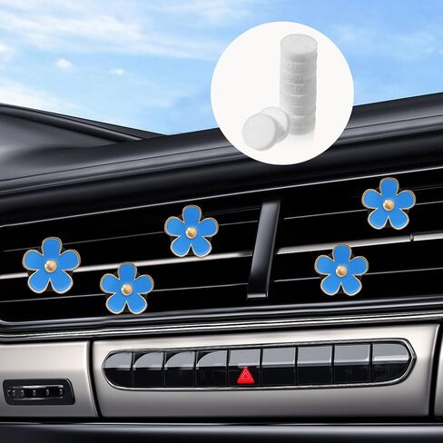 100 PCS Air Filter Scent Pads, 0.67in/17mm Essential Car Air Freshener Refill Felt Pads Unscented White Custom Car Airs Vent Clip Replacement Scent Pad Perfumes Refill Tablets for Cars Diffuser in Saudi Arabia