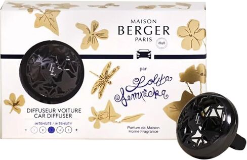 MAISON BERGER - Refillable Car Air Freshener Vent Clip Diffuser Set - 3.1 x 2 x 0.8 inches - Made in France (Lolita Lempicka Black) in Kuwait
