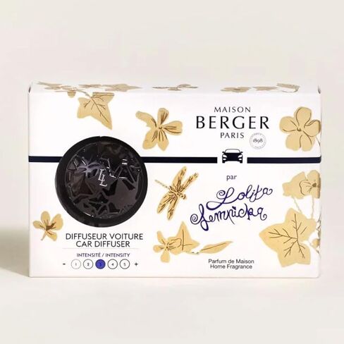 MAISON BERGER - Refillable Car Air Freshener Vent Clip Diffuser Set - 3.1 x 2 x 0.8 inches - Made in France (Lolita Lempicka Black) in Kuwait