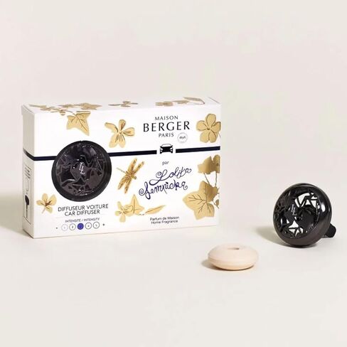 MAISON BERGER - Refillable Car Air Freshener Vent Clip Diffuser Set - 3.1 x 2 x 0.8 inches - Made in France (Lolita Lempicka Black) in Kuwait
