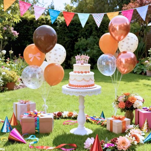 Orange and Blue Balloons, 50Pcs 12 Inches Royal Blue and Gold Balloons for Kids Cartoon Theme Cartoon Birthday Party Decorations Engagement Party Baby Shower Wedding Party Supplies in Saudi Arabia