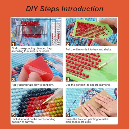 AMORARS Bird Diamond Art Kits for Adults, 5D Diamond Painting Kits for Beginners - DIY Full Diamond Dot Gem Art Paintings, Suitable Gifts, and Home Decoration Crafts, 12x12Inch in Saudi Arabia