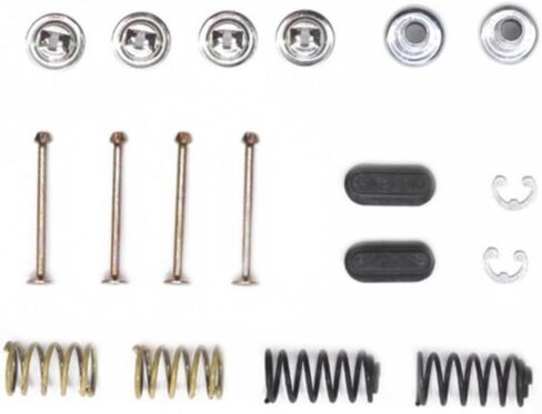 KarParts360 For Oldsmobile Bravada 1991 1992 1993 1994 Brake Shoe Hold-Down Spring Kit | Rear | Gold Classification in Saudi Arabia