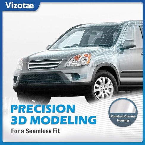 مجموعة المصابيح الأمامية لسيارة Honda CR-V 2005 2006 استبدال المصابيح الأمامية الهالوجين الرياضية ذات 4 أبواب، شعاع عالٍ/منخفض مع لمبات، جانب السائق والراكب in Saudi Arabia