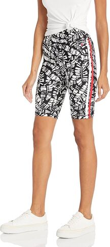 Tommy Hilfiger Women's High Rise Animal Mix Print Power Mesh Panels Bike Short in Saudi Arabia