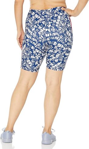 Tommy Hilfiger Women's High Rise Animal Mix Print Power Mesh Panels Bike Short in Saudi Arabia