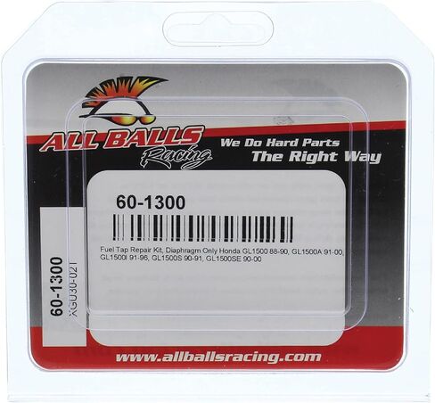 All Balls Racing Diaphragm Repair Kit 60-1300 Compatible With/Replacement For Honda GL1500 1988-1990, GL1500A 1991-2000, GL1500S 1990-1991, GL1500SE 1990-2000 in Saudi Arabia