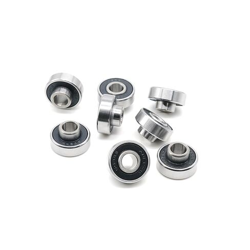 8PCS 608RS Shaft 8x22x7mm ABEC-9 Integrated Spacer Longboard Bearing 608 Dance Board Double Rocker Board Bearings in Saudi Arabia