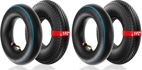 1PZ HT2-X25 2.80/2.50-4" Tire & Inner Tube with TR87 Bent Valve Stem for Utility Cart Dolly Hand Truck Wheelbarrows Trolly Lawn Mowers in Saudi Arabia