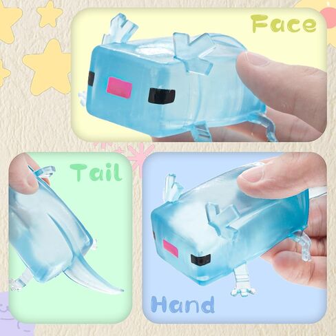 Funny Cute Squishy Blobofish Toy, Pull, Stretch and Squeeze Stress Toy, Fish Toy for Anxiety Relief, Sensory Toys for Autism, Birthday, Christmas, Office, Stocking Stuffer Gift in Saudi Arabia