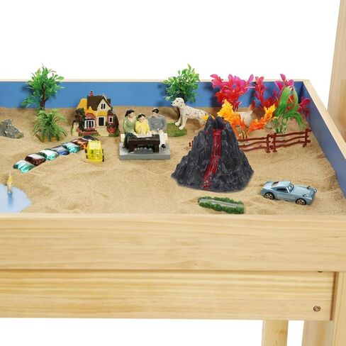 Volcano Toy, 10pcs Volcano Science Kit Eruption Model for Kids 4-6 Playtime, Simulation Dinosaur World Toys Figurine Ornament for Fairy Gardens, Aquarium Landscapes, Preschool Educational Tool 3.14 In in Saudi Arabia
