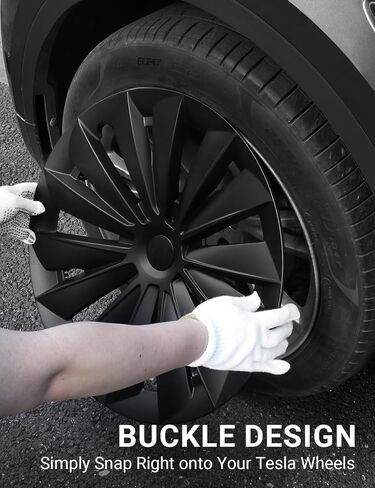 BASENOR 2024 Upgraded Tesla Model 3 Nova Wheel Covers Hubcaps 18 Inch Hub Caps Rim Protectors Cover Replacement Protection for Model 3 Highland Accessories Silver (Set of 4) in Kuwait