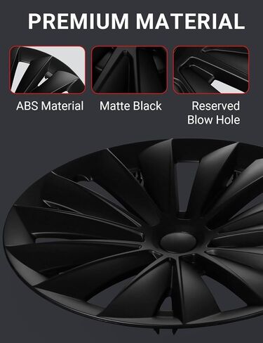 BASENOR 2024 Upgraded Tesla Model 3 Nova Wheel Covers Hubcaps 18 Inch Hub Caps Rim Protectors Cover Replacement Protection for Model 3 Highland Accessories Silver (Set of 4) in Kuwait