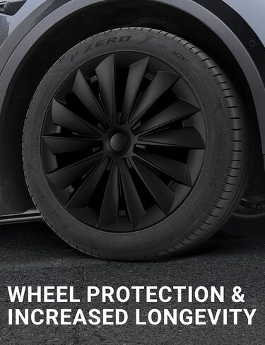 BASENOR 2024 Upgraded Tesla Model 3 Nova Wheel Covers Hubcaps 18 Inch Hub Caps Rim Protectors Cover Replacement Protection for Model 3 Highland Accessories Silver (Set of 4) in Kuwait