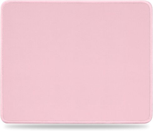 Pink Mouse Pad with Anti-fray Stitching, Premium-Textured, Nice and Cute Mouse Pad with Non-Slip Rubber Base, Gaming Mouse Mat for Laptop, Office & Home, 10.2x8.3 inch in Saudi Arabia