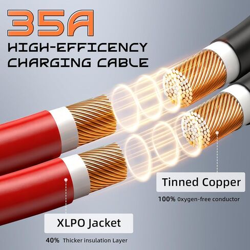 كابل 12AWG 10FT من الطاقة الشمسية إلى XT60i، موصل لوحة شمسية Gibbab 3 10 25FT إلى XT60i-F محول تمديد أغطية كابل شحن لجهاز EcoFlow River Delta Anker SOLIX المحمول بطارية مولد الطاقة RV in Kuwait