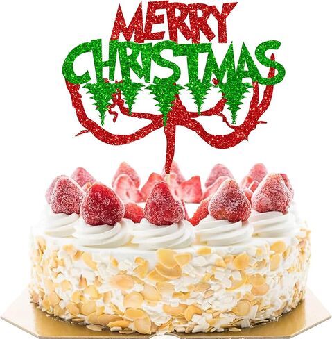1 قطعة عيد ميلاد سعيد يسوع كعكة توبر بريق عيد ميلاد سعيد ميلاد يسوع كعكة عيد ميلاد اختيار لمشهد المهد موضوع عيد الميلاد يسوع عيد ميلاد حزب كعكة الزينة لوازم أسود أحمر in Saudi Arabia