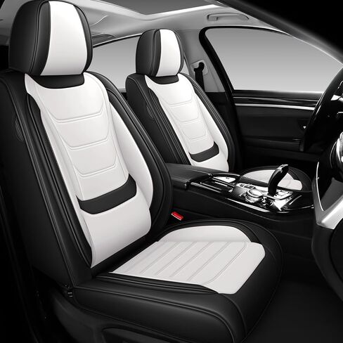 أغطية مقاعد السيارة DHAEY لسيارة Volkswagen ID4 2021-2025، أغطية مقاعد عائلية، جلد نابا، مقاومة للاهتراء، مضادة للانزلاق، مقاومة للماء، مجموعة كاملة من 5 قطع، أسود أزرق in Kuwait
