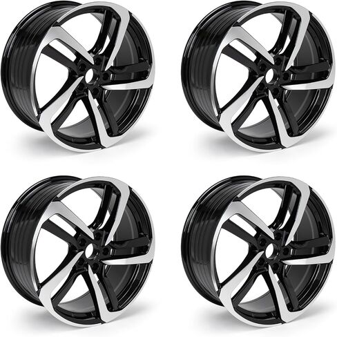 حافة عجلة جديدة من سبائك الألومنيوم مقاس 19 × 8.5 بوصة مقاس 19 بوصة متوافقة مع تصميم HONDA Accord OEM لعام 2018-2022، تناسب مباشر، عجلة بديلة من السبائك، استبدال إطارات السيارة فائقة التحمل (4 عبوات) in Saudi Arabia