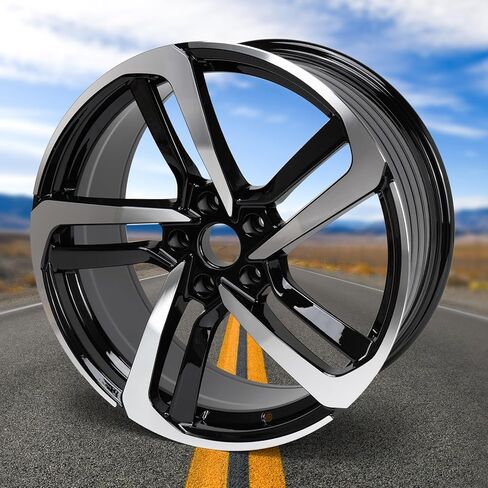 حافة عجلة جديدة من سبائك الألومنيوم مقاس 19 × 8.5 بوصة مقاس 19 بوصة متوافقة مع تصميم HONDA Accord OEM لعام 2018-2022، تناسب مباشر، عجلة بديلة من السبائك، استبدال إطارات السيارة فائقة التحمل (4 عبوات) in Saudi Arabia