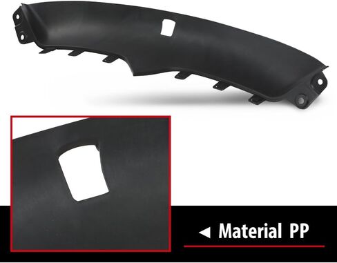 G-PLUS Front Bumper Upper Grill Surround Cover Grille Compatible with Tesla Model X 2016 2017 2018 2019 2020 Black in Saudi Arabia