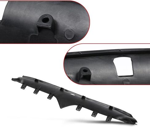 G-PLUS Front Bumper Upper Grill Surround Cover Grille Compatible with Tesla Model X 2016 2017 2018 2019 2020 Black in Saudi Arabia