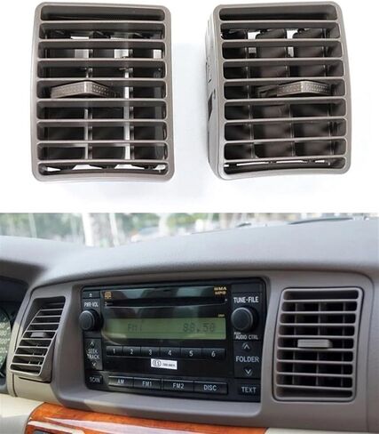 Car Vents 2Pcs Car Center Console Air Outlet Grille for Toyota Corolla 2003-2012 Car Replacement Parts in Saudi Arabia
