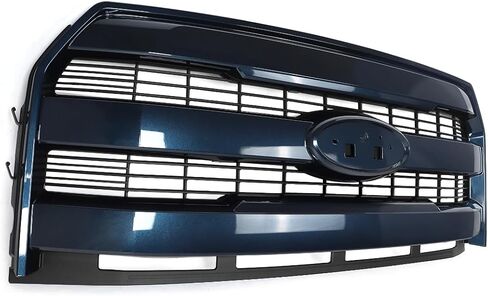 Blue Jeans Mesh Grille Assembly Compatible with 2015-2017 Ford F150 Lariat Style Front Upper Grill W/O Camera Hole Replace for FL3Z8201GA in Saudi Arabia