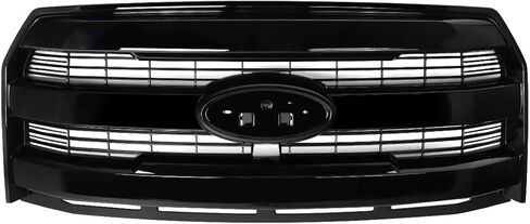 Blue Jeans Mesh Grille Assembly Compatible with 2015-2017 Ford F150 Lariat Style Front Upper Grill W/O Camera Hole Replace for FL3Z8201GA in Saudi Arabia