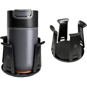 2PCS Car Cup Holders Insert, Cup Holder Adapter for Car, Self-Adhesive Adaptive Clamp Arm, Wiggle-Free Automotive Cups Holder Expander for Water Bottles/Drinks, Universal for SUV Sedan Truck in Kuwait