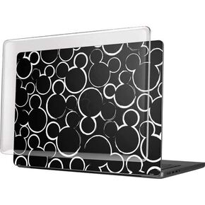 حافظة سكينيت + غلاف متوافق مع ماك بوك برو 14 بوصة (2021) - تصميم صورة ظلية ميكي ماوس من ديزني مرخص رسميًا in Kuwait