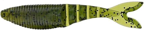 GARY YAMAMOTO Zako 4' Multi-Use Soft Plastic Fishing Angling Swimbait Lure Designed to Mimic Bluegill or Shad - 6 Pack, Watermelon and Lemon Laminate in Saudi Arabia
