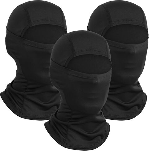 3PCS Balaclava Face Mask,Ski Mask for Men Women,Bicycle Motorcycle Football UV Protector,Summer Cooling Ncek Gaiter in Saudi Arabia