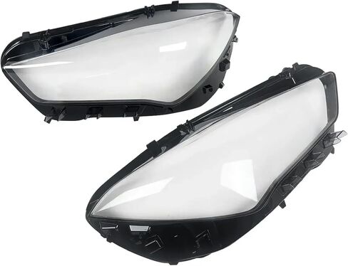 متوافق لمرسيدس بنز CLA- Class W118 2019-2023 كشافات ضوء السيارة عدسة المصباح الأمامي غطاء المصباح قذيفة الزجاج اليمين واليسار الملحقات in Saudi Arabia