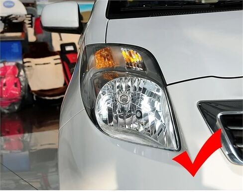Transparent Housing Front Headlights Lens Shell Glass Lampcover Headlights Cover Compatible For Toyota Yaris Vitz XP90 Hatchback 2006-2011 in Saudi Arabia