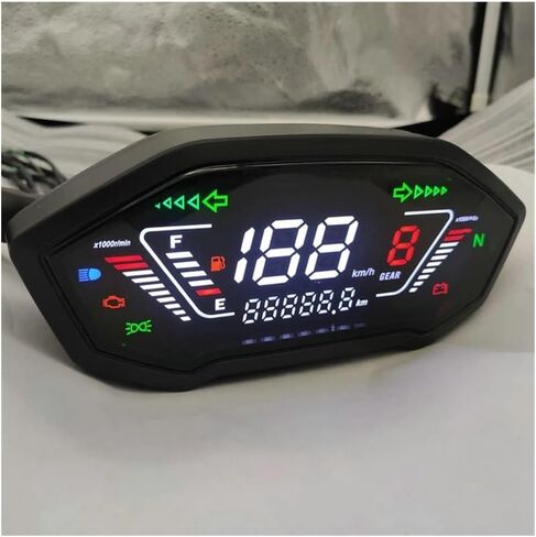 Motorcycle Speedometer Gauge for Little for Monkey M3 750 Motorcycle Tachometer Digital Display Assembly Motorbike Tachometer Tachometer Odometer in Saudi Arabia