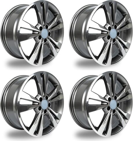 لمرسيدس بنز E350 E400 2014-2016 عجلة ريم 4 قطعة رمادي 18x8.5 بوصة عجلة سبيكة مباشرة استبدال عجلة سيارة الركاب in Kuwait