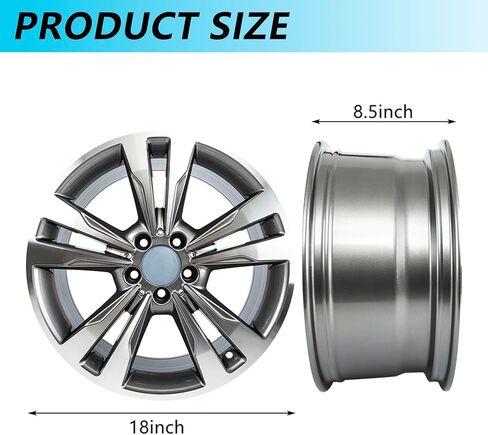 لمرسيدس بنز E350 E400 2014-2016 عجلة ريم 4 قطعة رمادي 18x8.5 بوصة عجلة سبيكة مباشرة استبدال عجلة سيارة الركاب in Kuwait