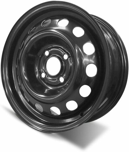 عجلة استبدال OEM جديدة لـ 1987-2001 Mitsubishi Mirage مقاس 14 × 5.5 بوصة حافة فولاذية مطلية باللون الأسود تناسب 185/60R14 in Saudi Arabia