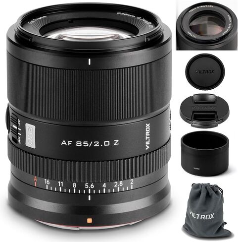 VILTROX 40mm F2.5 f/2.5 Z-Mount Lens with Lens Filter, Auto Focus Prime Lightweight Full Frame Lens for Nikon Z-Mount Cameras Z5 Z50 Z6 Z6II Z7 Z7II ZFC Z30 Z9 Z8 in Saudi Arabia